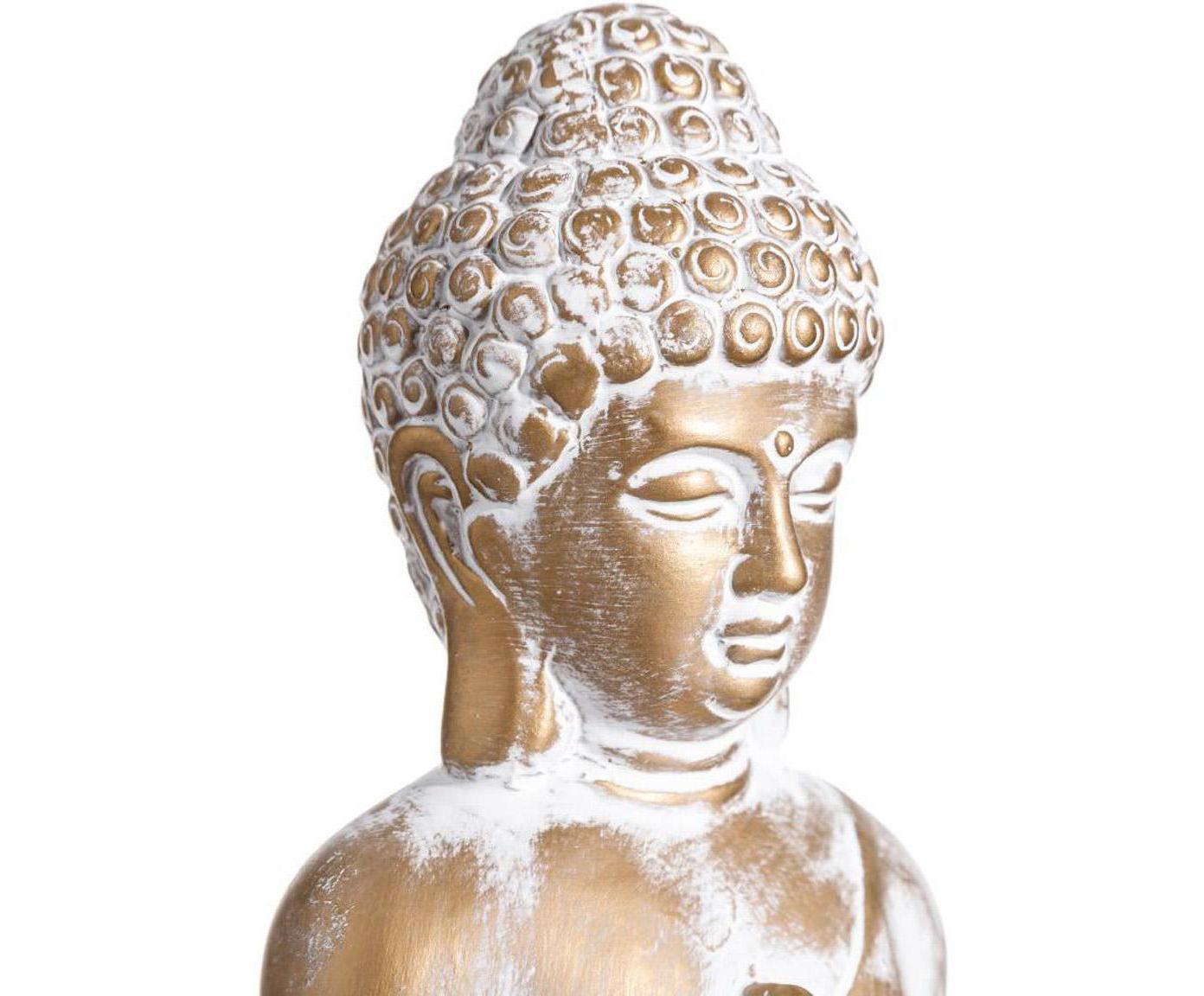Buddha zlato-biely
